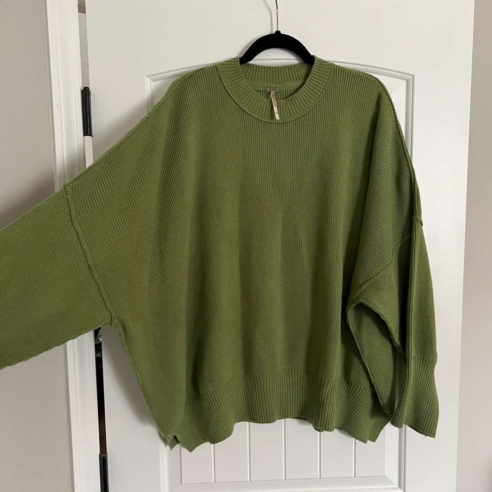 Free People easy street Tunic in green